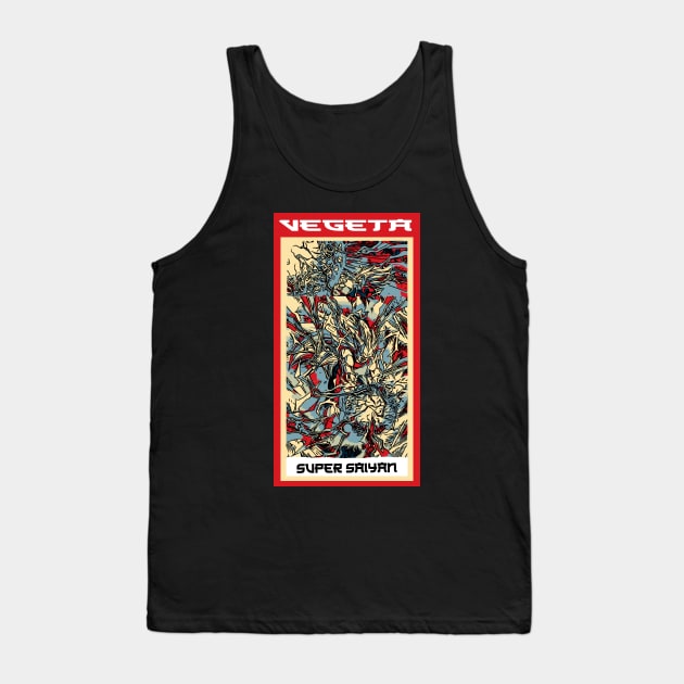 vegeta Tank Top by FIFTY CLOTH